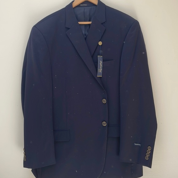 Joseph & Feiss Gold Other - Joseph & Feiss Gold 48 Regular Executive Fit blazer Navy blue nwt gold buttons